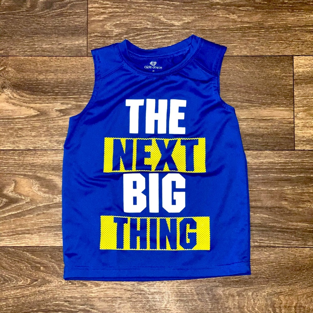 Boys Tank Top 4T “THE NEXT BIG THING”